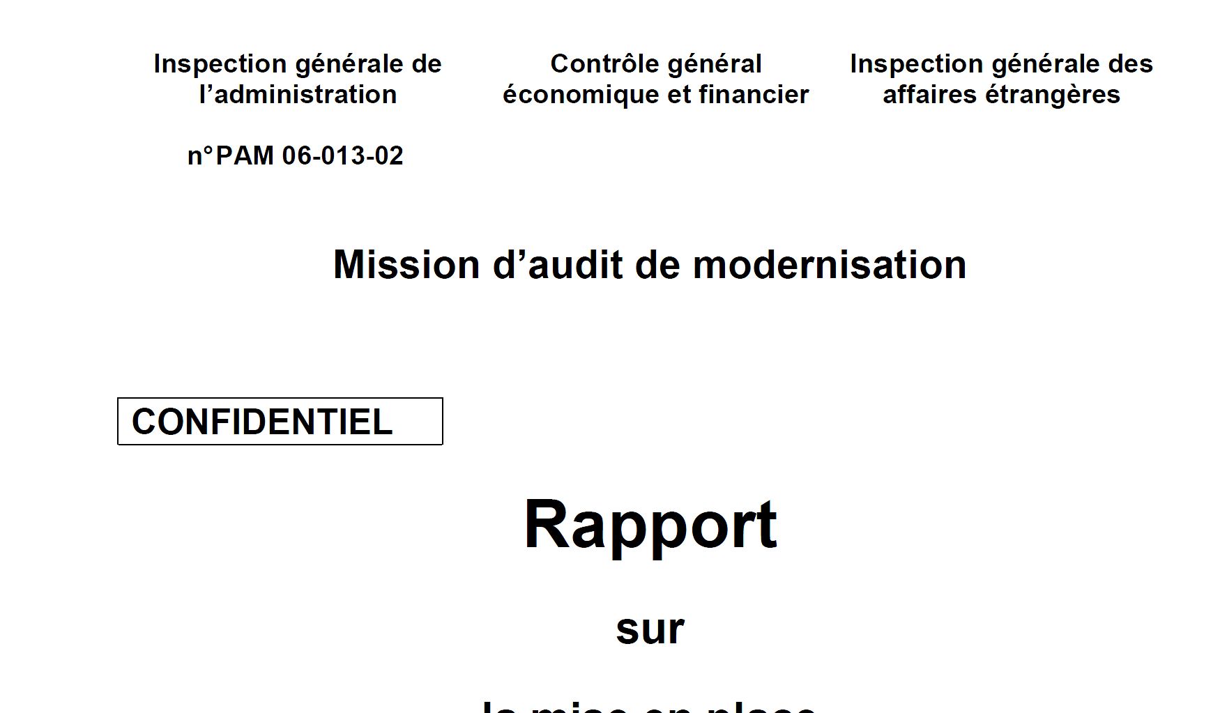 "Confidentiel ne pas faire circuler", l'explication de Bercy