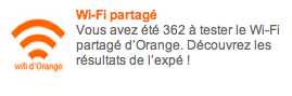 Orange Wifi partagé