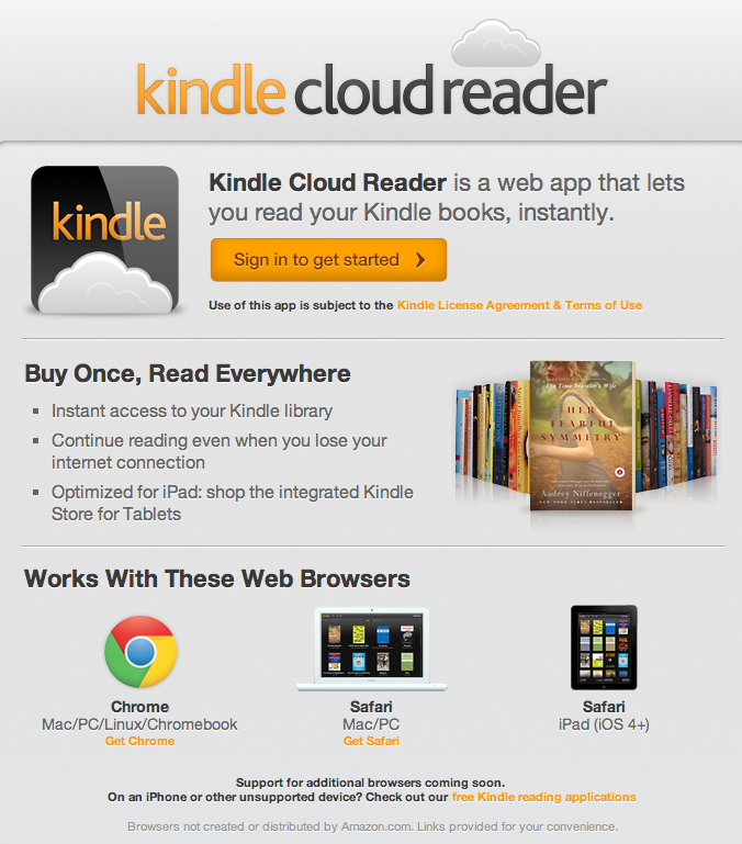 kindle online cloud