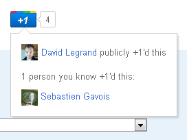 +1 Google Amélioration