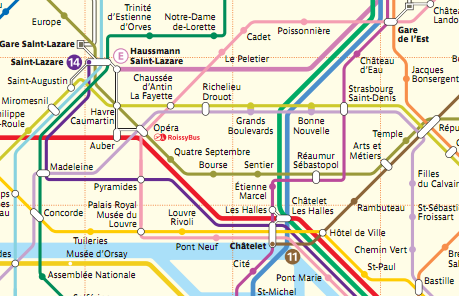 Rencontre dans le metro parisien