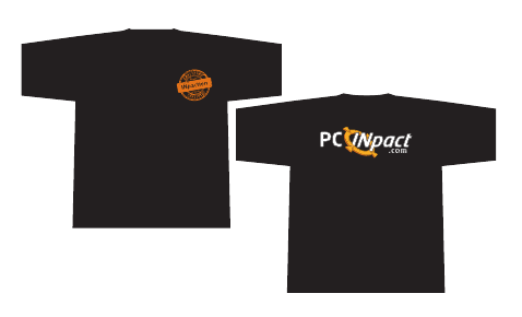T-Shirts PC INpact 2012 Noir