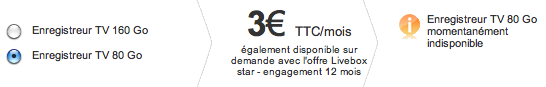 Orange enregistreur TV
