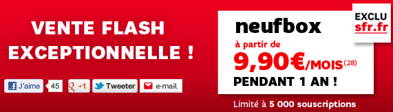 SFR offres promo