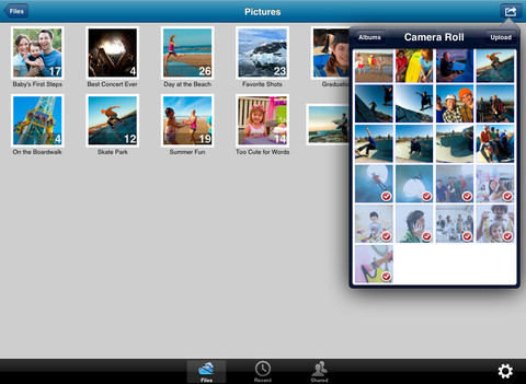 SkyDrive iOS Apple iPad