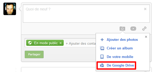 Google plus Drive