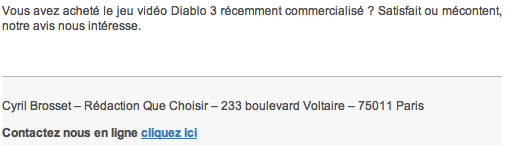 UFC appel témoignage diablo