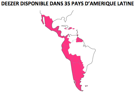 Deezer Amerique Latine
