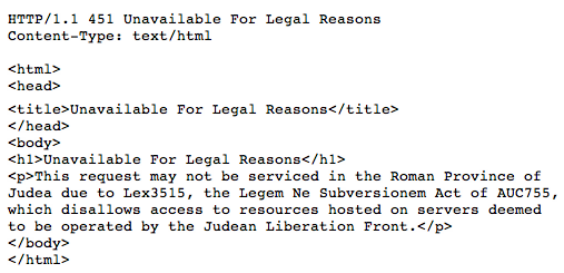 code http 451