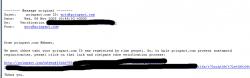 mail méchant