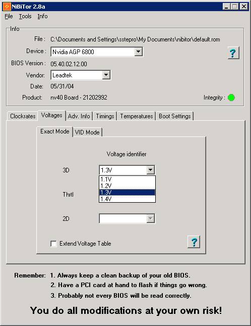 Logiciel Modification Bios tension des gpu nvidia guide de modification du bios Logiciel Modification Bios tension des gpu nvidia guide de modification du bios