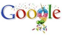 Google Neuf ans Logo