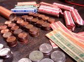 Argent dollars euros cash