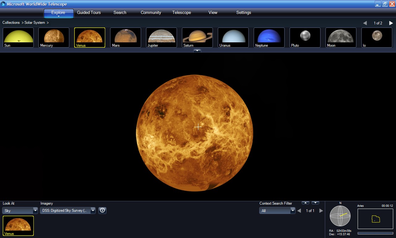 Explorez l'univers grâce au WorldWide Telescope