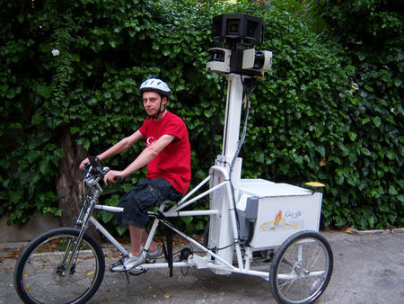 vélo tricycle google street view