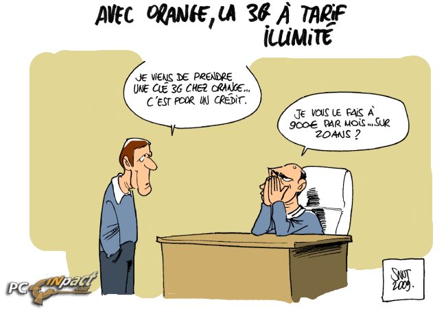 Suite A Une Erreur Technique Orange Dessin : 159 000 euros de facture pour un abonné Orange