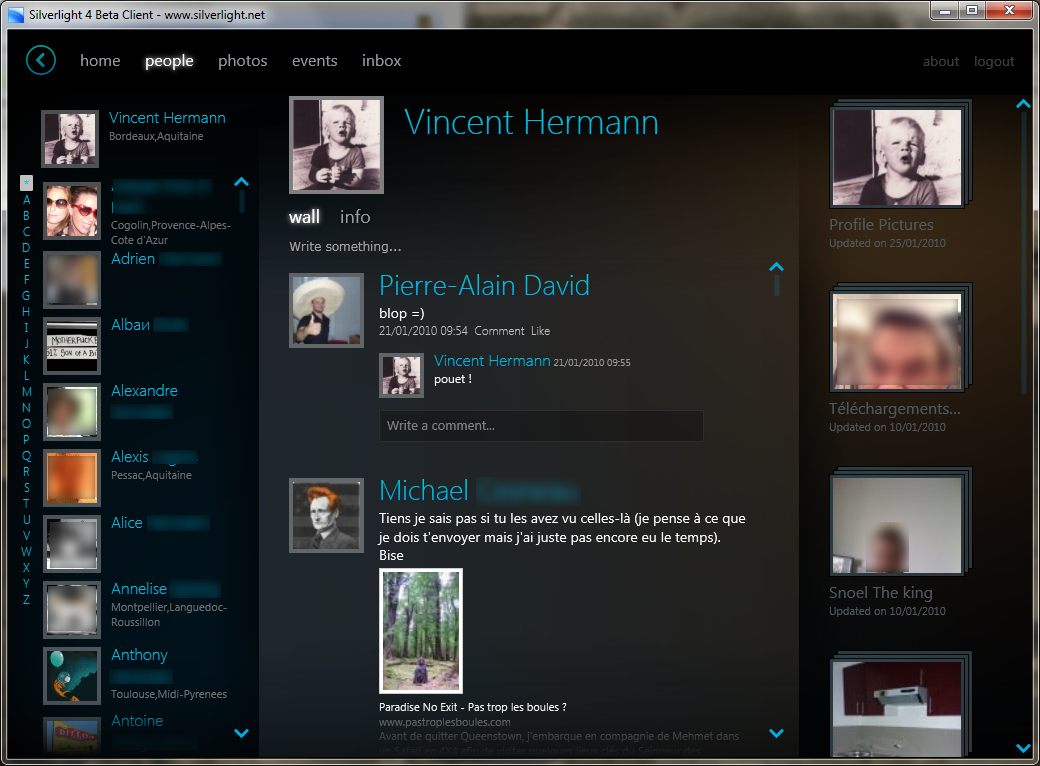 Qu Est Ce Que Microsoft Silverlight Microsoft propose un client Facebook en Silverlight