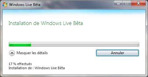 Windows Live essentials 2011 pour l'installateur hors ligne Windows XP