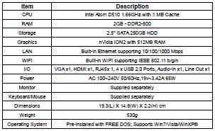 Sapphire mini PC Edge HD
