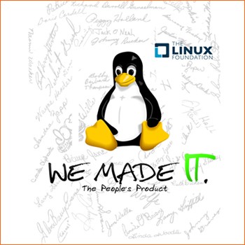 Linux 20 ans t-shirt the people's product