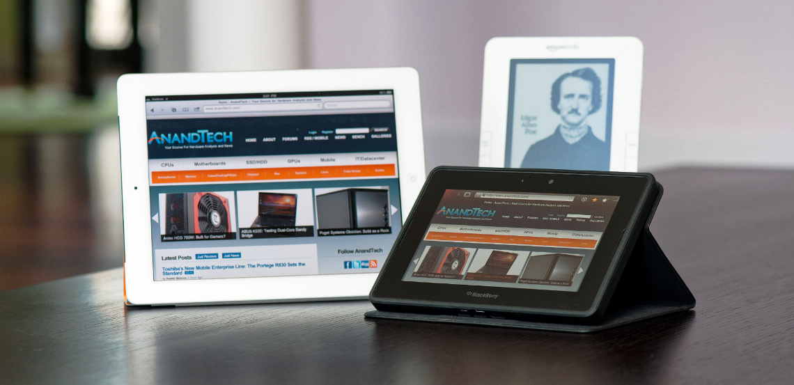 BlackBerry Playbook pas d'applications installées