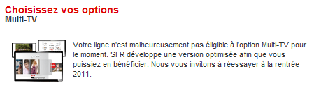Multi-TV SFR
