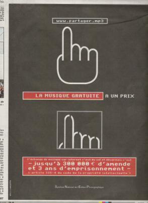 Publicité de la Voix du Nord
