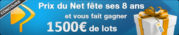 Concours 8 ans Prix du Net