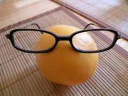 Orange lunettes