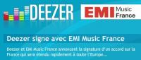 Deezer EMI Music France
