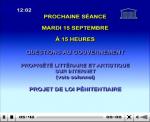 Assemblee Nationale 15 septembre 2009