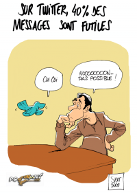 twitter message utilité futilité snut dessin