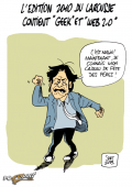 Petit Larousse 2010 geek web dessin