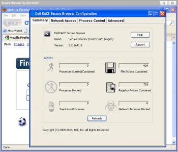 dell kace secure browser firefox
