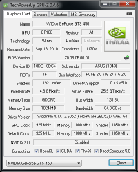 Nvidia Geforce Gts 450 Pilotes De La Serie 260