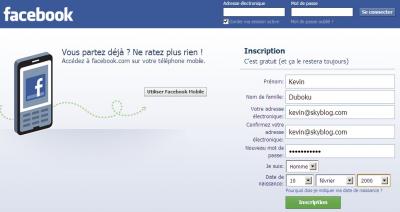Facebook Kevin