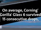 Le Gorilla Glass 6 de Corning supporte plusieurs chutes