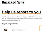 BuzzFeed News lance un abonnement à 5 dollars par mois, 100 dollars par an