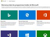Microsoft réunit tous ses programmes Insider sur un même site