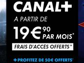 Canal+ et Ciné Séries (OCS, Netflix) : 36,90 € par mois, avec 1er mois et 50 € offerts