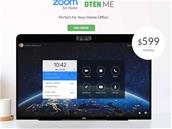 Et voici un écran Zoom avec trois caméras et huit micros