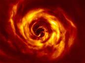 Le CEA revient sur la « naissance d'une planète en direct » et en images