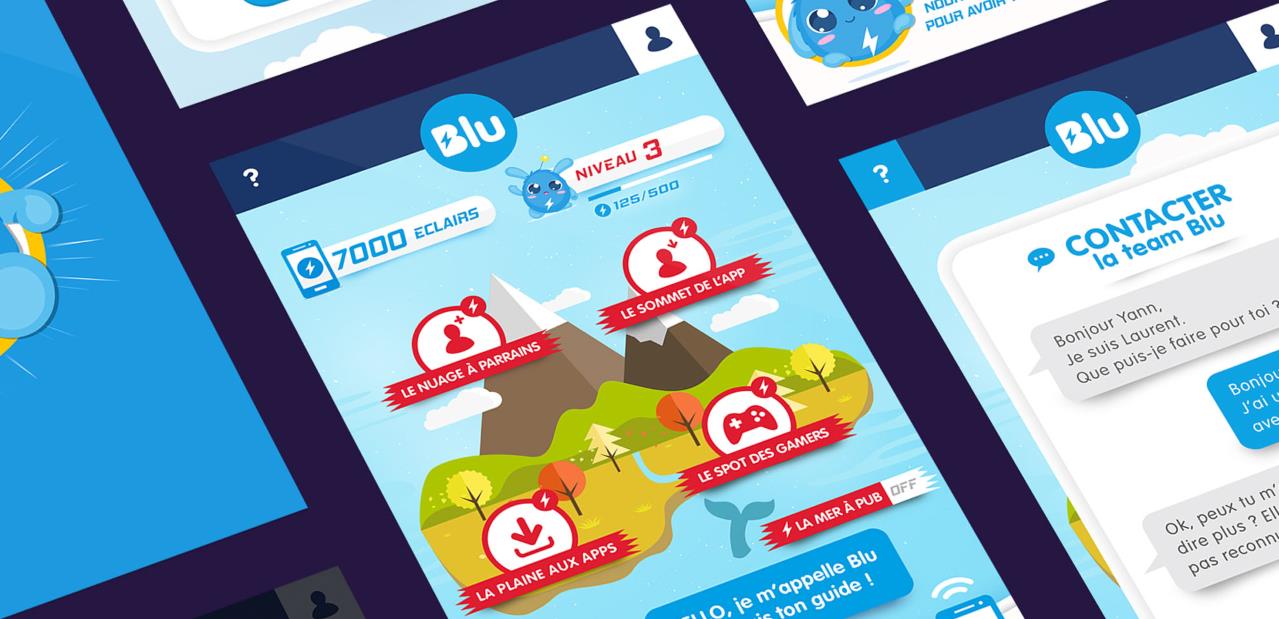 Forfait « gratuit » avec publicité Blu : en un an, plus de 100 000 000 d'éclairs distribués