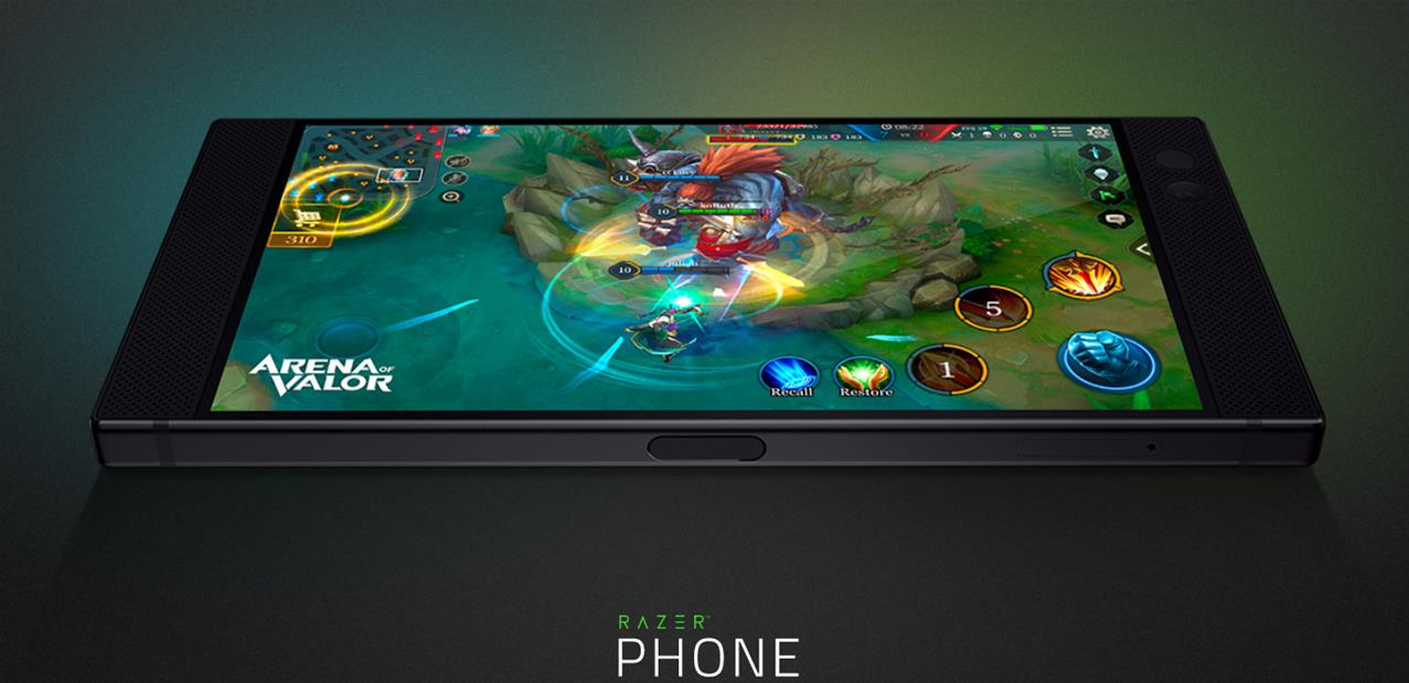 Razer Phone : écran 120 Hz de 5,7 pouces et 8 Go de RAM, pour 749 euros