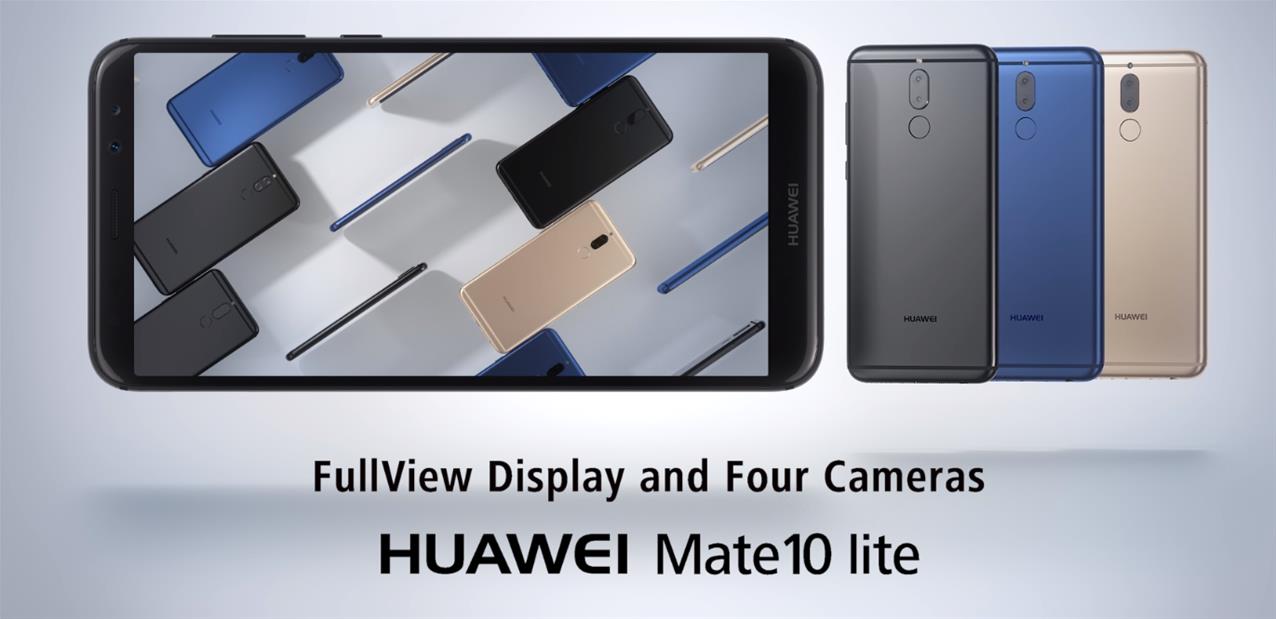Huawei lance son Mate 10 Lite avec quatre capteurs optiques, disponible pour 349 euros