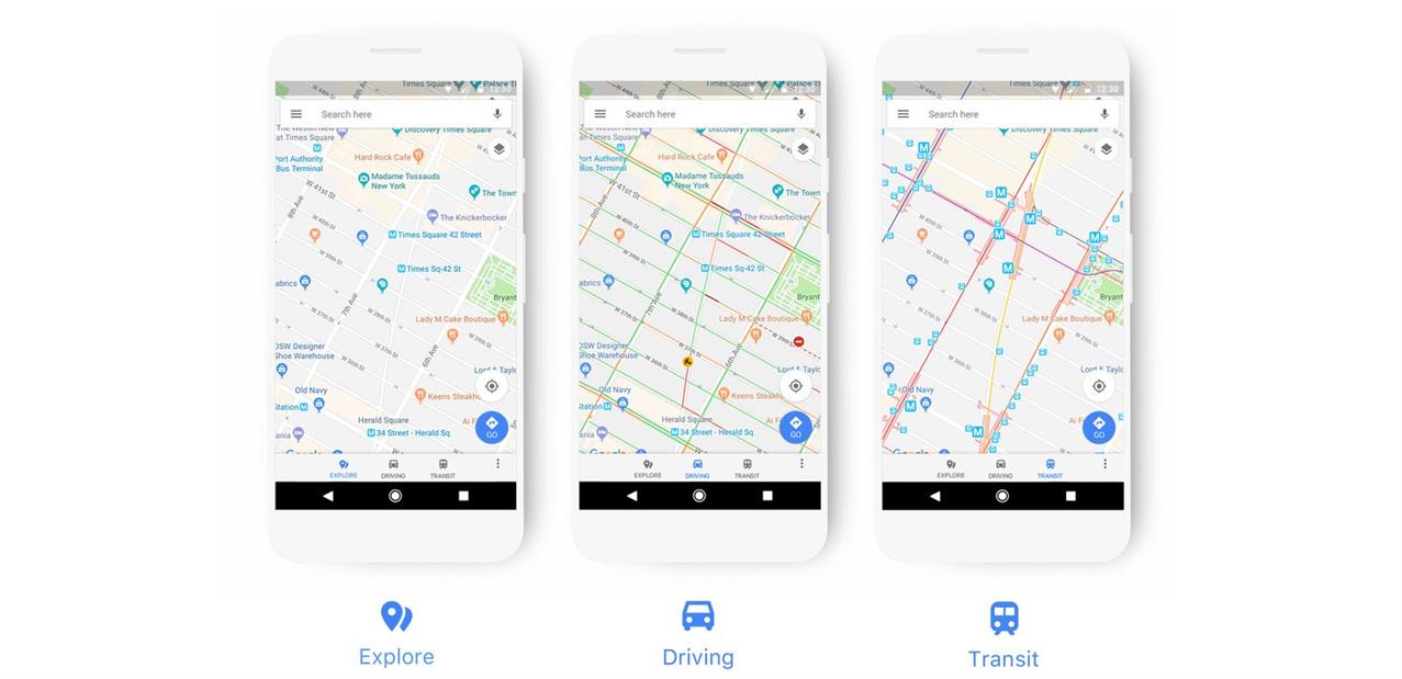 Google Maps change de look