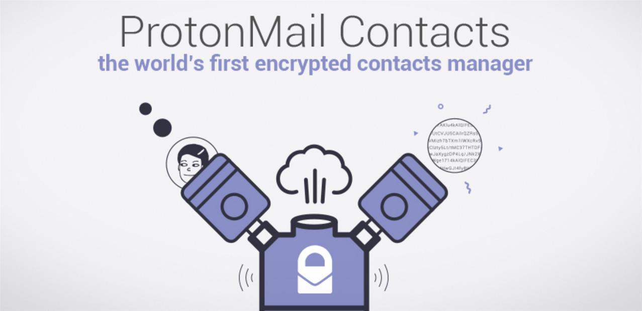 ProtonMail va stocker des clés PGP publiques dans son gestionnaire de contacts chiffré