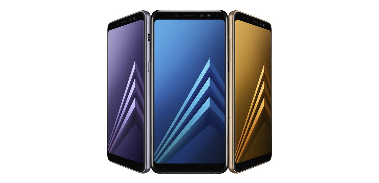Samsung lance ses Galaxy A8 et A8+ (2018) : Infinity Display et deux caméras en façade