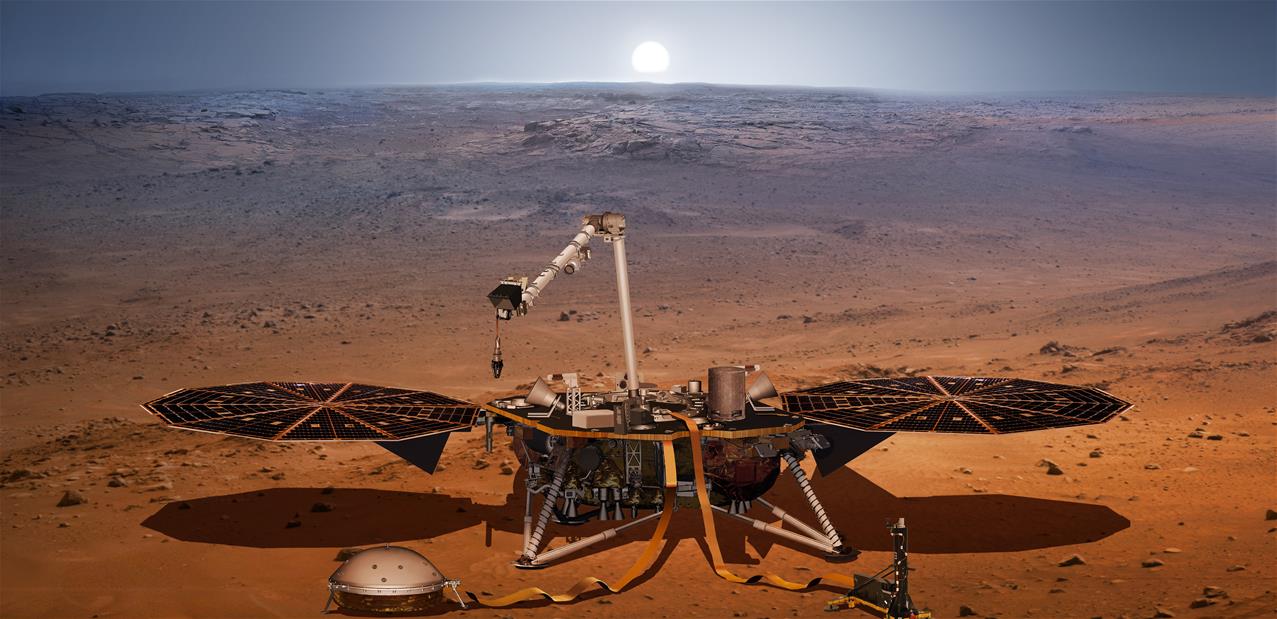 Insight : sur Mars, la « taupe » reprend doucement son forage