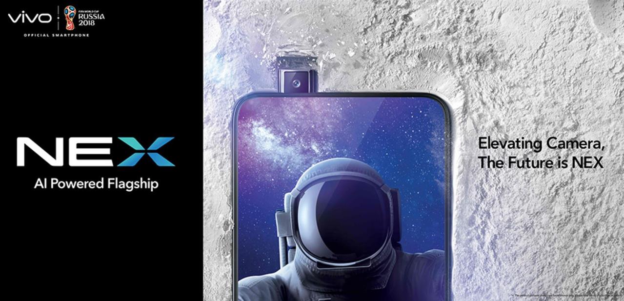 Vivo Nex : un smartphone avec un écran de 6,59" occupant 91,24 % de la face avant